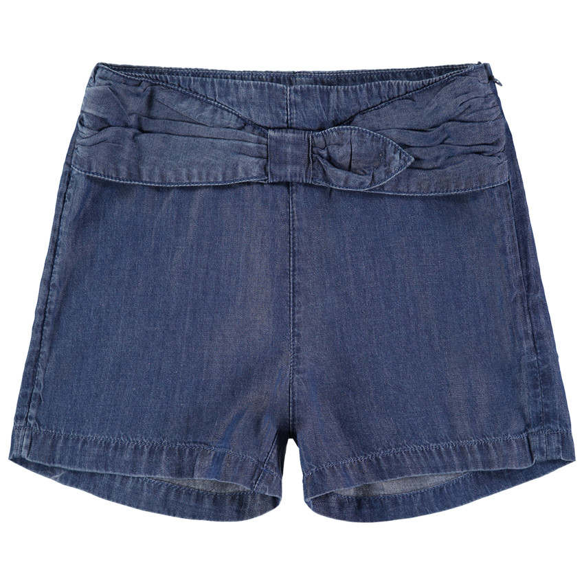 Σόρτς σε Tencel με φαντεζί ζώνη  