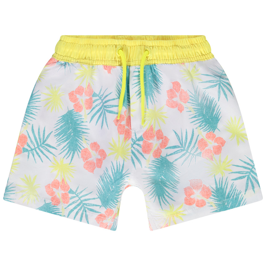 Σορτς μαγιό με φυτικό σχέδιο για αγόρι 